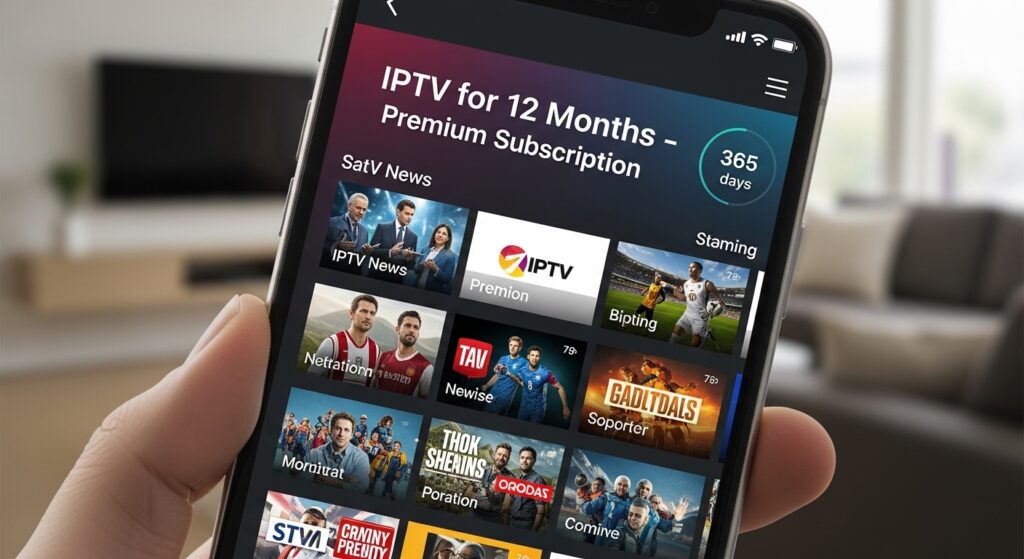 Abonnement IPTV 12 moi