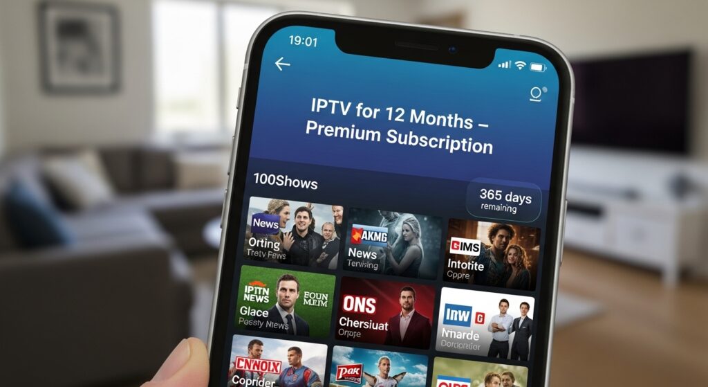 Abonnement IPTV 12 moi