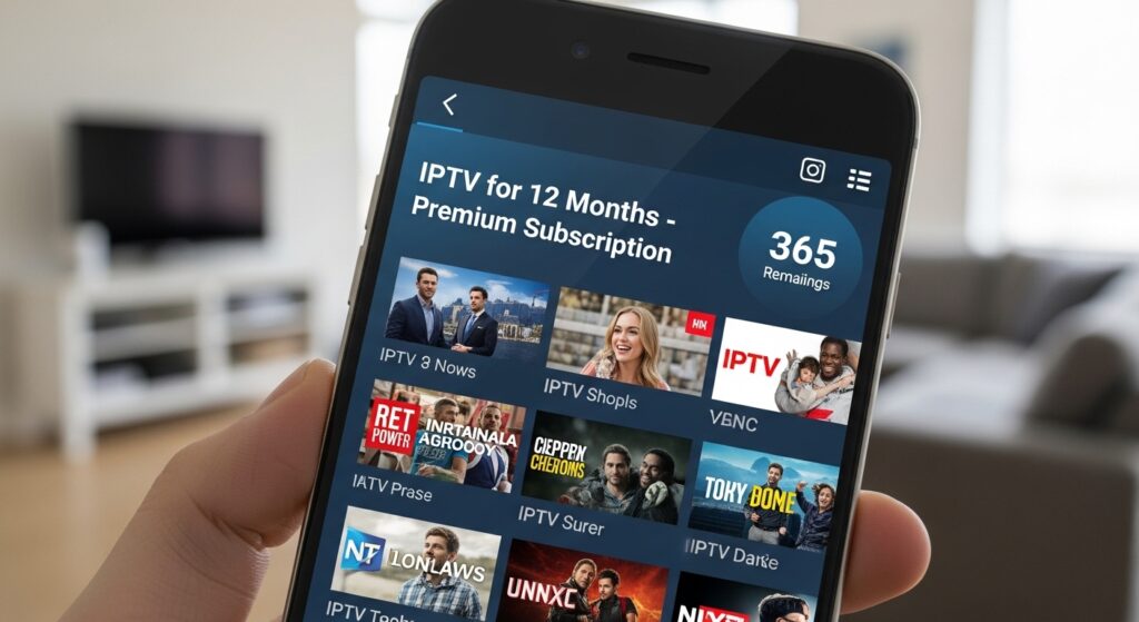 Abonnement IPTV 12 moi